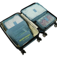 Load image into Gallery viewer, Compressible storage bag set Three-piece Compression Packing Cube Travel Luggage Organizer foldable Travel Bag Organizer