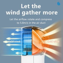 Load image into Gallery viewer, Desktop Mini Fan Portable Air Conditioner Cooler Handheld Fans USB Rechargeable Electric Fan Outside