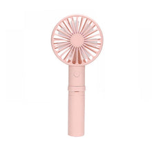 Lade das Bild in den Galerie-Viewer, Foldable Triangle Bracket Fan USB Rechargeable Handheld Refrigeration Fan 3-gear Adjustment Silent 7