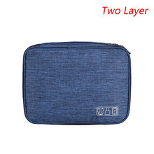 Load image into Gallery viewer, Free Shipping Storage Bag Waterproof Packing Cubes 1/2 Layers Electronic Accessories Organizer Bag Gadget Carry Digital #9167