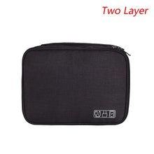 Load image into Gallery viewer, Free Shipping Storage Bag Waterproof Packing Cubes 1/2 Layers Electronic Accessories Organizer Bag Gadget Carry Digital #9167