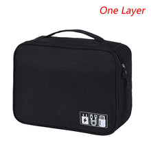 Load image into Gallery viewer, Free Shipping Storage Bag Waterproof Packing Cubes 1/2 Layers Electronic Accessories Organizer Bag Gadget Carry Digital #9167