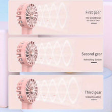 Lade das Bild in den Galerie-Viewer, Handheld Mini Fan Cool Aromatherapy Small Fan Built in Aromatherapy USB Charging Small Fan La