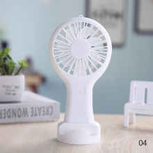 Lade das Bild in den Galerie-Viewer, Handheld Small Fan Cooler Portable Small Usb Charging Fan Mini Silent Charging Desk Dormitory Office
