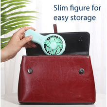 Lade das Bild in den Galerie-Viewer, Handheld Small Fan Cooler Portable Small Usb Charging Fan Mini Silent Charging Desk Dormitory Office