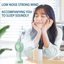 Lade das Bild in den Galerie-Viewer, Handheld Small Fan Cooler Portable Small Usb Charging Fan Mini Silent Charging Desk Dormitory Office