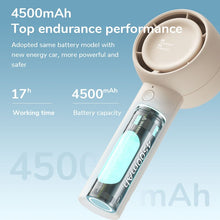Load image into Gallery viewer, JISULIFE Mini Portable Fan Powerful Trubo Rechargeable Bladeless Fans Ultra-quiet Personal Hand Fan
