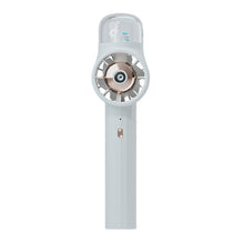Lade das Bild in den Galerie-Viewer, Mini Fan Portable Water Spray Mist Fan Humidifier Electric USB Rechargeable Air Cooling Fan Handheld