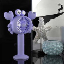 Load image into Gallery viewer, Mini Fan Vertical Grip Dual Purpose High-quality Handheld Small Fan Sturdy And Durable Student Deskt