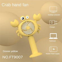 Load image into Gallery viewer, Mini Fan Vertical Grip Dual Purpose High-quality Handheld Small Fan Sturdy And Durable Student Deskt