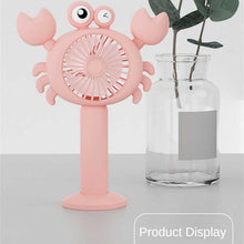 Load image into Gallery viewer, Mini Fan Vertical Grip Dual Purpose High-quality Handheld Small Fan Sturdy And Durable Student Deskt