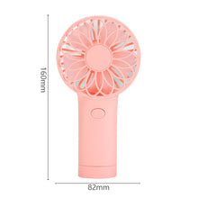 Lade das Bild in den Galerie-Viewer, Mini Handheld Fan USB Rechargeable Fan Portable and Quiet Rechargeable Hand Fan Air Conditioner Coo