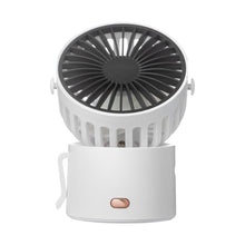 Lade das Bild in den Galerie-Viewer, Mini Neckband Fan Outdoor Portable USB Rechargable Hand Fan 1000mAh Pocket Small Hanging Neck Fans W