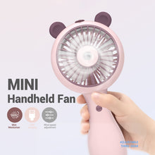 Load image into Gallery viewer, Mini Portable Fan 3 Speed 2 Humidifying Spray Mode Water Fan Summer USB Charging Air Condition Handh