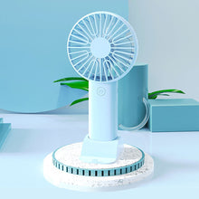 Lade das Bild in den Galerie-Viewer, Mini Portable Fans Handheld USB Rechargeable Fan Mini Desktop Air Cooler Outdoor Fan Cooling Travel