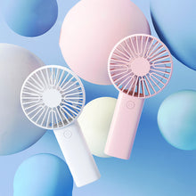 Lade das Bild in den Galerie-Viewer, Mini Portable Fans Handheld USB Rechargeable Fan Mini Desktop Air Cooler Outdoor Fan Cooling Travel