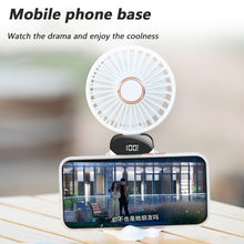 Load image into Gallery viewer, New Fan Portable Handheld Fold Office Desktop Multifunctional Folding Double Battery 3000mAh Electri