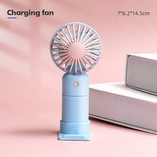 Load image into Gallery viewer, New USB Mini Handheld Portable Fan Convenient And Ultra-Quiet Fan Portable Student Office Outdoors H