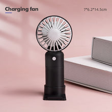 Load image into Gallery viewer, New USB Mini Handheld Portable Fan Convenient And Ultra-Quiet Fan Portable Student Office Outdoors H