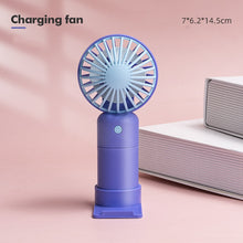Load image into Gallery viewer, New USB Mini Handheld Portable Fan Convenient And Ultra-Quiet Fan Portable Student Office Outdoors H