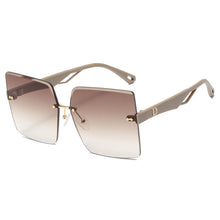 Lade das Bild in den Galerie-Viewer, Sunglasses sun Shades Frameless Trimming Good looking Plain Street Fashionable Elegant Proof Fashionable unisex