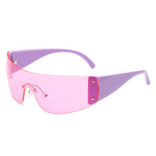 Lade das Bild in den Galerie-Viewer, Sunglasses sun Shades Fashion Y2g Avant Garde Frameless European and American Catwalk Light Luxury Siamese Sports unisex
