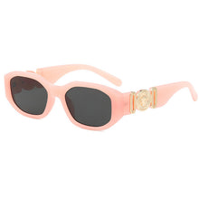 Lade das Bild in den Galerie-Viewer, Sunglasses sun Shades Vintage Men's and Women's Diamond Shaped Metal Large Logo Head Personalized unisex