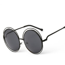 Load image into Gallery viewer, Sunglasses sun Shades Large Rim round Frame Women's Real Film Plain unisex