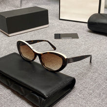 Lade das Bild in den Galerie-Viewer, Sunglasses sun Shades Letter Retro Oval Small Female unisex