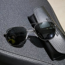 Lade das Bild in den Galerie-Viewer, Bayonet Straight Leg Sunglasses Anti-Fall Tempered Glass Inner Coating Sunglasses Drivers Glasses for Driving