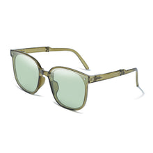 Lade das Bild in den Galerie-Viewer, Sunglasses sun Shades Folding Female Dark Plum Purple Face Summer UV Protection unisex