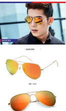 Lade das Bild in den Galerie-Viewer, Sunglasses sun Shades Pilot Tempered Glass Sheet Popular Style Driving Aviator unisex