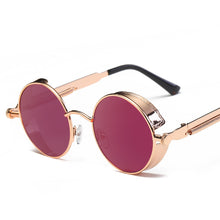 Lade das Bild in den Galerie-Viewer, Sunglasses sun Shades Steampunk Stylish round Retro Trendy unisex