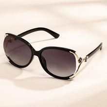 Load image into Gallery viewer, Sunglasses sun Shades Metal Hollow Embellished Small Diamond Women's Fashion Camellia Large Frame Polarized Discolored unisex