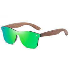 Lade das Bild in den Galerie-Viewer, Sunglasses sun Shades Wooden Wooden Leg Men's and Women's Color Film UV Proof unisex