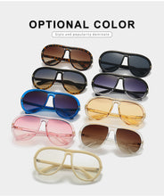 Lade das Bild in den Galerie-Viewer, Sunglasses sun Shades Fashion Vintage with Large Rims Aviator Street Fashion unisex
