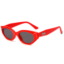 Load image into Gallery viewer, Sunglasses sun Shades Retro Narrow Frame Cat Eye Small Frame Women's High Grade screen Street UV Protection unisex