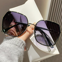 Lade das Bild in den Galerie-Viewer, Sunglasses sun Shades Polarized Women's Large Frame Metal UV Protection Korean Style unisex