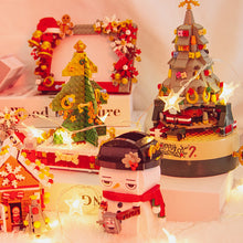 Load image into Gallery viewer, Xmas ornaments Christmas Creative Decorations Tree Building Blocks Music Box Music Box Toy Decoration Xmas gift