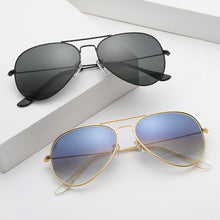 Lade das Bild in den Galerie-Viewer, Sunglasses sun Shades Pilot Tempered Glass Sheet Popular Style Driving Aviator unisex