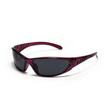 Lade das Bild in den Galerie-Viewer, Sunglasses sun Shades Silver Multicolor Cutout Future Technology Hot Girl Female Fashion unisex