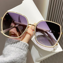 Lade das Bild in den Galerie-Viewer, Sunglasses sun Shades Polarized Women's Large Frame Metal UV Protection Korean Style unisex