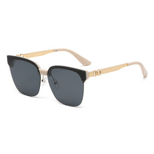 Lade das Bild in den Galerie-Viewer, Sunglasses sun Shades Polarized Fashion Retro Semi Rimless UV Protection Driving unisex