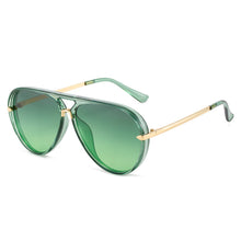 Lade das Bild in den Galerie-Viewer, Sunglasses sun Shades All Match Riding Fashion Large Rim Aviator Trendy Vintage unisex