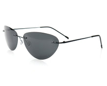 Load image into Gallery viewer, Sunglasses sun Shades Fashion and Ultra Light Polarized Driving UV Protection Frameless Metal with Hinge unisex