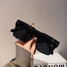 Load image into Gallery viewer, Sunglasses sun Shades Square Frame Large Rim Korean Style Trendy Cool All in One unisex