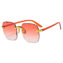 Lade das Bild in den Galerie-Viewer, Sunglasses sun Shades Frameless Trimming Trendy Women's Fashionable UV Protection unisex