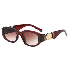 Lade das Bild in den Galerie-Viewer, Sunglasses sun Shades Vintage Men's and Women's Diamond Shaped Metal Large Logo Head Personalized unisex