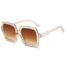 Lade das Bild in den Galerie-Viewer, Sunglasses sun Shades Fashion Vintage with Large Rims for a Slim Look Plain Face shade Trendy Unique Marine Clip unisex