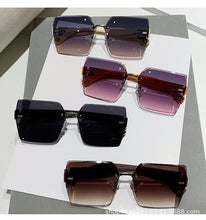 Lade das Bild in den Galerie-Viewer, Sunglasses sun Shades Fashionable All Match Frameless Trimming Craft Trend Street Snap Driving unisex